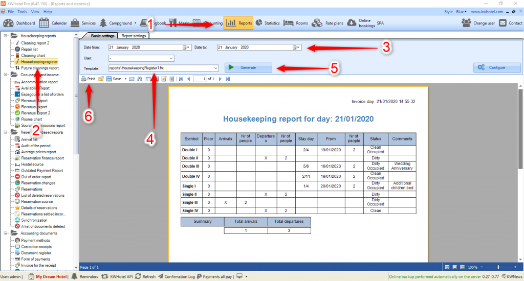 Hotel-housekeeping-management-housekeeping-report